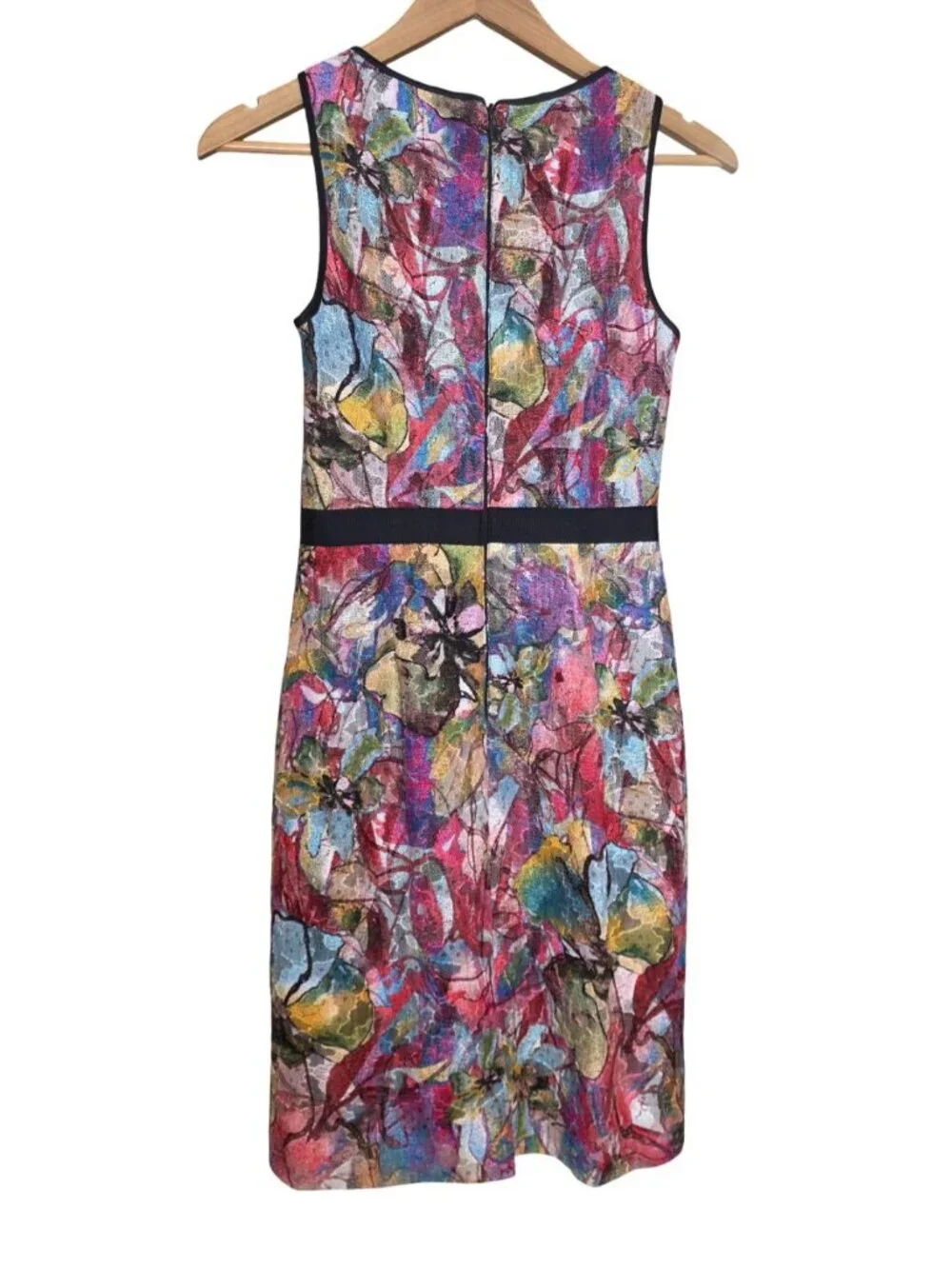 Women's - Antonio Melani Multicolor Floral Sleeveless Sheath Dress, Size 0